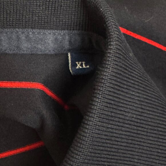 St. Andrews Links Tartan Collection Mens Golf Polo Blue Red XL Made in Italy - Picture 6 of 9